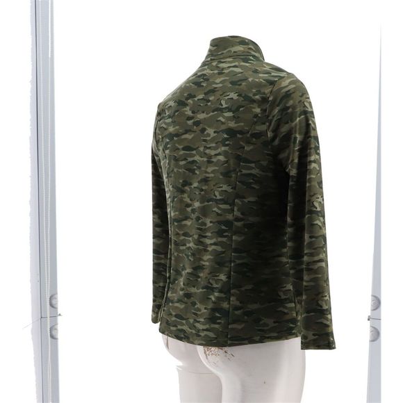 Belle Kim Gravel Zip Athletic Jacket Athletic Jacket Camo A468136H - Picture 6 of 9